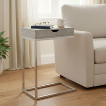 Load image into Gallery viewer, Laminated Metal Accent Table - Gray
