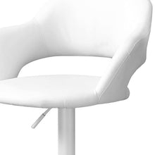 Load image into Gallery viewer, Metal Low Back Bar Height Bar Chair - White