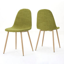 Load image into Gallery viewer, Modern Minimalist Fabric Dining Chair With Iron Legs