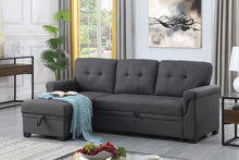 Load image into Gallery viewer, Lucca - Reversible Sleeper Sectional Sofa With Storage Chaise