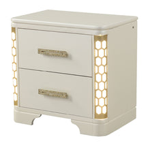 Load image into Gallery viewer, Jasmine - Nightstand With Side LED Lightning - Beige