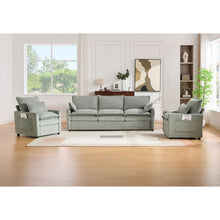 Load image into Gallery viewer, Modern Sofa Set With Double Layer Cushion And Side Storage Pockets