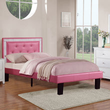 Load image into Gallery viewer, Glamours Style Bed With Diamond Tufted Padded Headboard