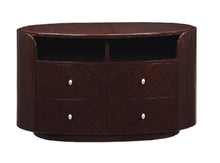 Load image into Gallery viewer, Cabinet Enclosed Storage TV Stand - Dark Brown