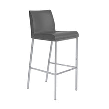 Load image into Gallery viewer, 31" Steel Low Back Bar Height Bar Chairs (Set of 2) - Gray And Silver