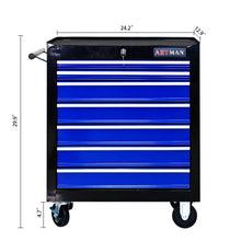 Load image into Gallery viewer, 7 Drawers Multifunctional Tool Cart With Wheels