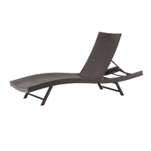 Load image into Gallery viewer, Kauai - Modern Style Pe Wicker Chaise Lounge - Brown Multi