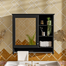 Load image into Gallery viewer, Wall Mount 2 In 1 Mirror Cabinet With Adjustable Shelf, Soft-Closing Hinges