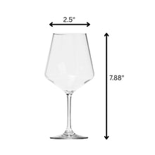 Load image into Gallery viewer, Tritan Lexington - Leadingware Wine Glass Set, Unbreakable 15Oz Bpa Free Plastic Wine Glasses (Set of 4) - Clear