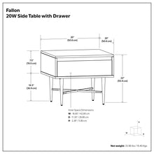 Load image into Gallery viewer, Fallon - End Table With Drawer - Natural
