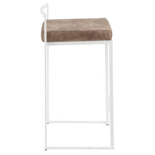 Load image into Gallery viewer, Fuji - Simple Elegance, Contemporary Stackable Counter Stool