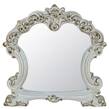 Load image into Gallery viewer, 45" Abstract Framed Mounted Dresser Mirror - White