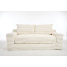 Load image into Gallery viewer, Convertible Loveseat Sofa Bed With Memory Foam & Steel Frame