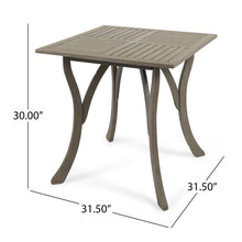 Load image into Gallery viewer, Hermosa - Stylish Outdoor Acacia Wood Table - Teak Gray