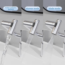 Load image into Gallery viewer, Bathroom Sink Faucet With Spray Function And Temperature Display, Anti Skid Switch, 360 Degree Rotary