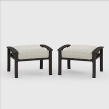 Load image into Gallery viewer, Modern All-Weather Ottomans With Cushions (Set of 2)