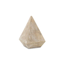 Load image into Gallery viewer, Pyramid Decorative Sculpture - Brown