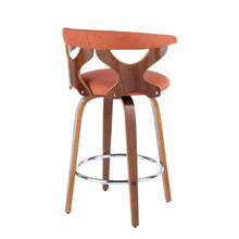 Load image into Gallery viewer, Gardenia - Mid Century Modern Fixed Height Counter Stool With Swivel (Set of 2)
