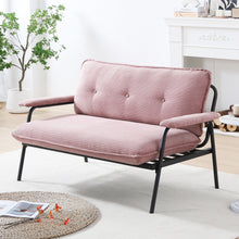 Load image into Gallery viewer, Modern Metal Frame Sofa With Sponge Filling For Compact Spaces And Versatile Use
