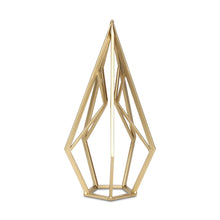 Load image into Gallery viewer, Open Geometric Tabletop Sculpture (635383) - Gold