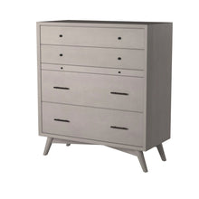 Load image into Gallery viewer, Solid Wood Four Drawer Chest - Gray