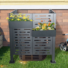 Load image into Gallery viewer, Air Conditioner Fence For Outdoor Units, Metal Privacy Fence Cover, Perfect To Conceal Air Conditioning Units, 3 Fence Panel