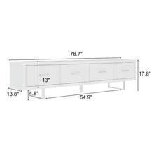 Load image into Gallery viewer, TV Stand With Slatted Drawers