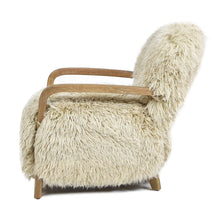 Load image into Gallery viewer, Enchante - New Zealand Sheepskin Accent Arm Chair - Taupe / Natural