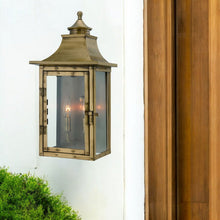 Load image into Gallery viewer, St. Charles 2-Light Aged Wall Light - Brass