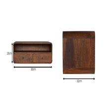 Load image into Gallery viewer, Floating Open Console - Chestnut