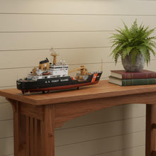 Load image into Gallery viewer, Hand Painted Model Boat (624435) - Black / White
