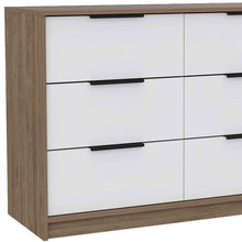 Load image into Gallery viewer, Modern Rustic Dresser - White / Natural