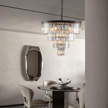 Load image into Gallery viewer, Metal Chandelier Ceiling Light - Black