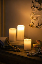 Load image into Gallery viewer, LED Candles With Remote Timer (Set of 3) - White