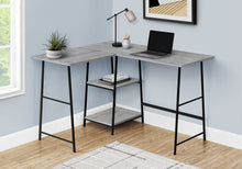 Load image into Gallery viewer, Computer Desk, Home Office, Corner, Storage Shelves, L Shape, Work, Laptop, Contemporary, Modern
