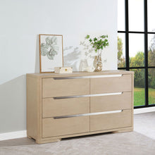 Load image into Gallery viewer, Mirador - 6 Drawer Bedroom Dresser - Natural