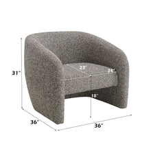 Load image into Gallery viewer, Livia - Accent Chair - Brown / Gray
