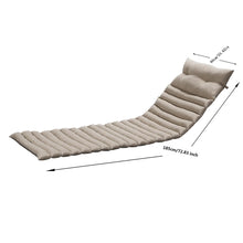 Load image into Gallery viewer, 2 Piece Outdoor Chaise Lounge Chair Cushion Set