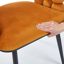 Load image into Gallery viewer, Modern Chair With Tube Legs, Soft Cushions And Comfortable Backrest