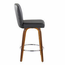 Load image into Gallery viewer, Henry - Contemporary Fixed Height Counter Stool With Swivel With Round Footrest (Set of 2)