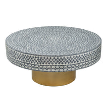 Load image into Gallery viewer, Unique Capiz Coffee Table & Pedestal Base