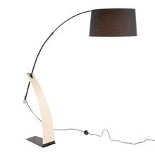 Load image into Gallery viewer, Robyn - Floor Lamp - Natural / Black