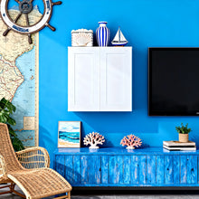 Load image into Gallery viewer, Shaker Wall Cabinet With Soft-Close Doors, Adjustable Shelves