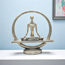 Load image into Gallery viewer, Yoga Meditation Tabletop Sculpture - Pewter