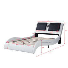Load image into Gallery viewer, Platform Bed Frame With LED Lighting, tooth Music, Vibration Massage