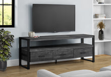 Load image into Gallery viewer, TV Stand, Console, Media Entertainment Center, Storage Solution Drawers - Black