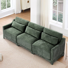 Load image into Gallery viewer, Elegant Sofa With Ergonomic Design And Lumbar Pillows