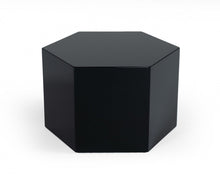 Load image into Gallery viewer, Hexagon End Table With - Black