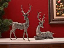 Load image into Gallery viewer, Poly Deer Figurine (Set of 2) - Brown