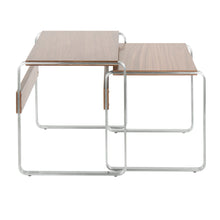 Load image into Gallery viewer, Tea Side Mid-Century Modern Nesting Tables - Walnut